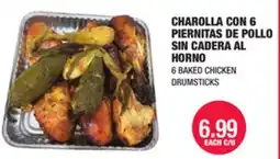 Carnicerias Jimenez CHAROLLA CON 6 PIERNITAS DE POLLO SIN CADERA AL HORN offer