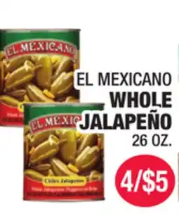 Carnicerias Jimenez EL MEXICANO WHOLE JALAPEΓO offer