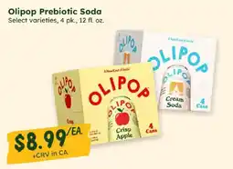 Sprouts Farmers Market Olipop prebiotic soda offer