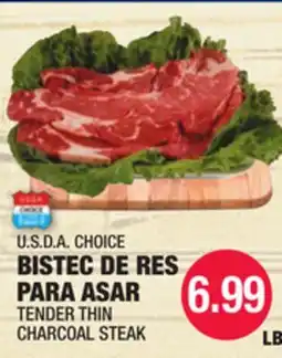 Carnicerias Jimenez TENDER THIN CHARCOAL STEAK offer