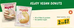 Sprouts Farmers Market Kejoy vegan donuts offer