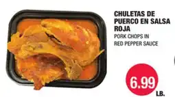 Carnicerias Jimenez CHULETAS DE PUERCO EN SALSA ROJA offer