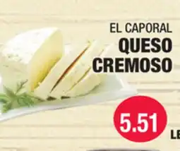 Carnicerias Jimenez EL CAPORAL QUESO CREMOSO offer
