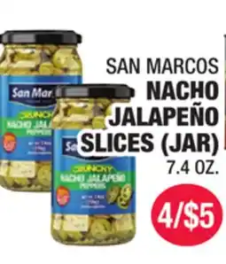 Carnicerias Jimenez SAN MARCOS NACHO JALAPEÑO SLICES (JAR) offer
