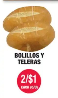 Carnicerias Jimenez BOLILLOS Y TELERAS offer
