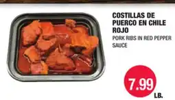 Carnicerias Jimenez PORK RIBS IN RED PEPPER SAUCE offer