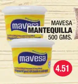 Carnicerias Jimenez MAVESAN MANTEQUILLA offer
