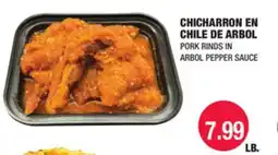 Carnicerias Jimenez CHICHARRÓN EN CHILE DE ARBOL offer