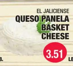 Carnicerias Jimenez EL JALICIENSE QUESO PANELA BASKET CHEESE offer
