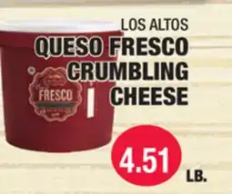 Carnicerias Jimenez LOS ALTOS QUESO FRESCO offer