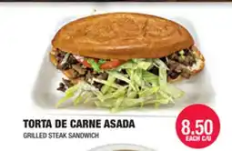Carnicerias Jimenez TORTA DE CARNE ASADA offer