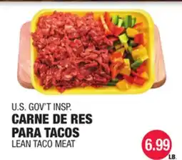 Carnicerias Jimenez U.S. GOV'T INSP. CARNE DE RES PARA TACOS offer