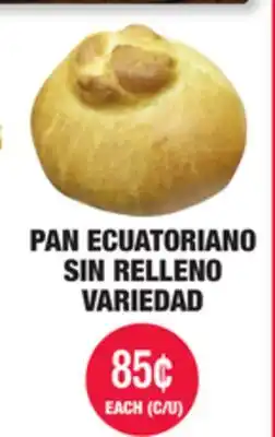 Carnicerias Jimenez PAN ECUATORIANO SIN RELLENO VARIEDAD offer