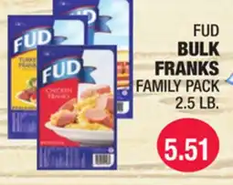 Carnicerias Jimenez FUD BULK FRANKS FAMILY PACK offer
