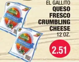 Carnicerias Jimenez EL GALLITO QUESO FRESCO CRUMBLING CHEESE offer