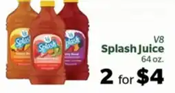 Living Fresh Market V8 Splash Juice offer