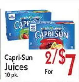 World Fresh Market Capri-Sun Juices offer