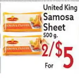 World Fresh Market United King Samosa Sheet offer