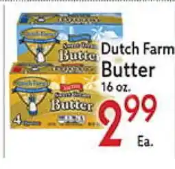 World Fresh Market Dutch Farm Butter offer