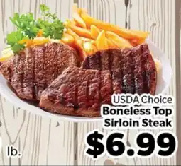 Living Fresh Market USDA Choice Boneless Top Sirloin Steak offer