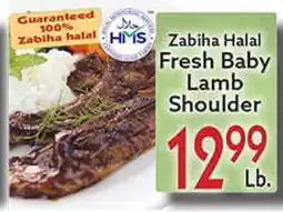 World Fresh Market Zabiha Halal Fresh Baby Lamb Shoulder offer