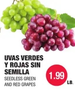 Carnicerias Jimenez UVAS VERDES Y ROJAS SIN SEMILLA offer
