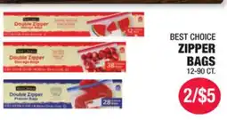 Carnicerias Jimenez BEST CHOICE ZIPPER BAGS offer