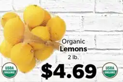 Living Fresh Market Organic Lemons offer