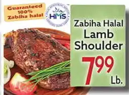 World Fresh Market Zabiha Halal Lamb Shoulder offer