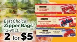 Living Fresh Market Best Choice Zipper Bags offer