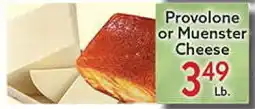 World Fresh Market Provolone or Muenster Cheese offer