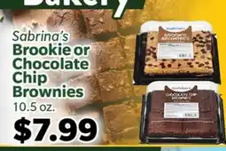Living Fresh Market Sabrina's Brookie or Chocolate Chip Brownies offer