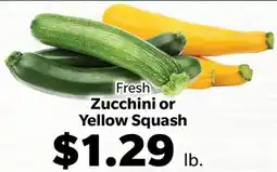 Living Fresh Market Fresh Zucchini or Yellow Squash offer