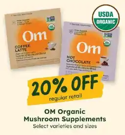 Sprouts Farmers Market Om Organic Mushroom Supplements offer