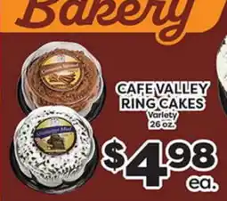 Torres Supermercado CAFE VALLEY RING CAKES offer