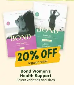 Sprouts Farmers Market Bond Women's Health Support offer