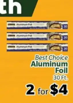Living Fresh Market Best Choice Aluminum Foil offer