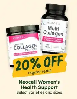 Sprouts Farmers Market Neocell Women's Health Support offer