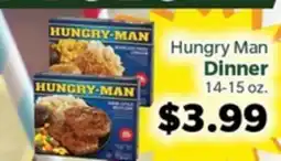 Living Fresh Market Hungry Man Dinner offer
