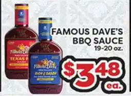 Torres Supermercado FAMOUS DAVE'S BBQ SAUCE offer