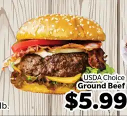 Living Fresh Market USDA Choice Ground Beef offer