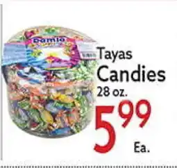 World Fresh Market Tayas Candies offer