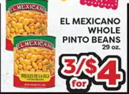 Torres Supermercado EL MEXICANO WHOLE PINTO BEANS offer