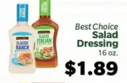 Living Fresh Market Best Choice Salad Dressing offer