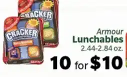 Living Fresh Market Armour Lunchables offer