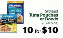 Living Fresh Market Starkist Tuna Pouches or Bowls offer