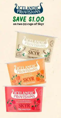 Sprouts Farmers Market Icelandic Provisions Skyr offer