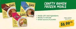 Sprouts Farmers Market Crafty Ramen frozen meals offer