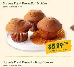 Sprouts Farmers Market Sprouts fresh baked fall muffins offer