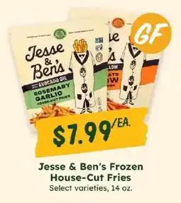Sprouts Farmers Market Jesse & Ben's Frozen House-Cut Fries offer